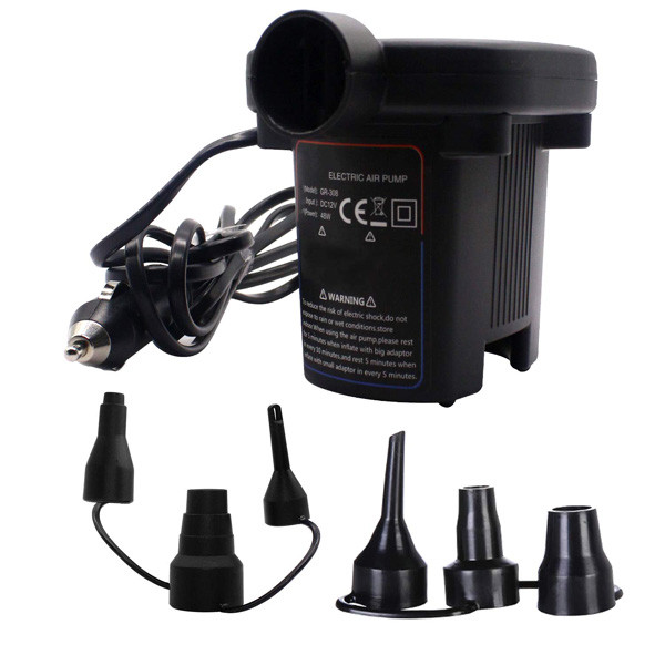AllExtreme EXCGR308 Quick Fill 12V-DC Car Electric Air Pump